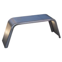 Jeep Square Break Single Axle Steel Trailer Fender 8" Tire Steel Dexter/Redneck #2601-3